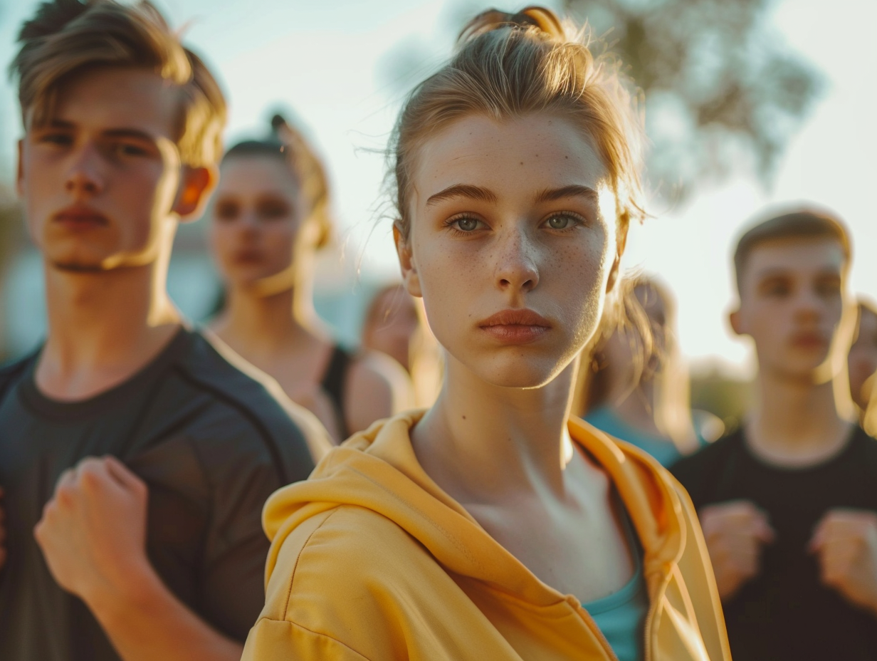 Люди різного віку займаються спортом